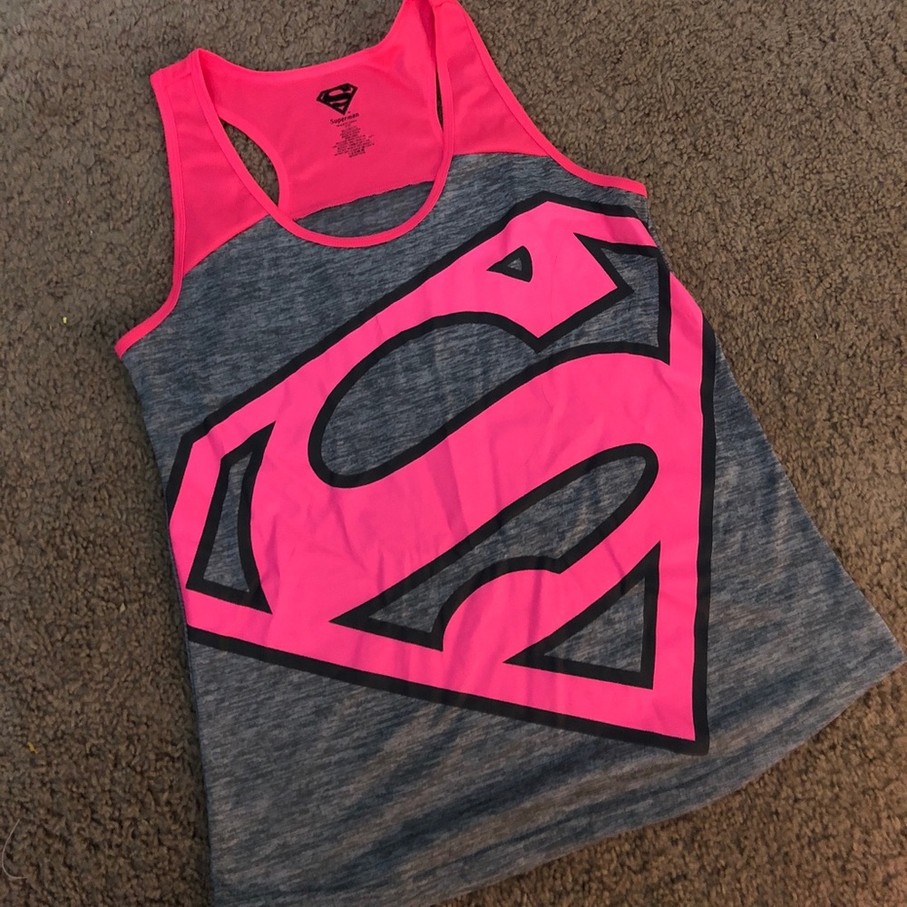Pink Superman tank