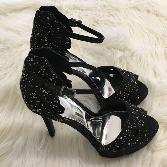 Gianni Bini Platinum Collection Black Heels 8.5 - Picture 2 of 5