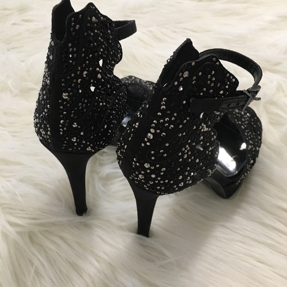 Gianni Bini Platinum Collection Black Heels 8.5 - Picture 3 of 5