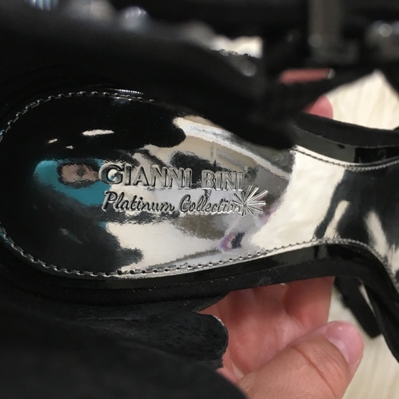 Gianni Bini Platinum Collection Black Heels 8.5 - Picture 5 of 5