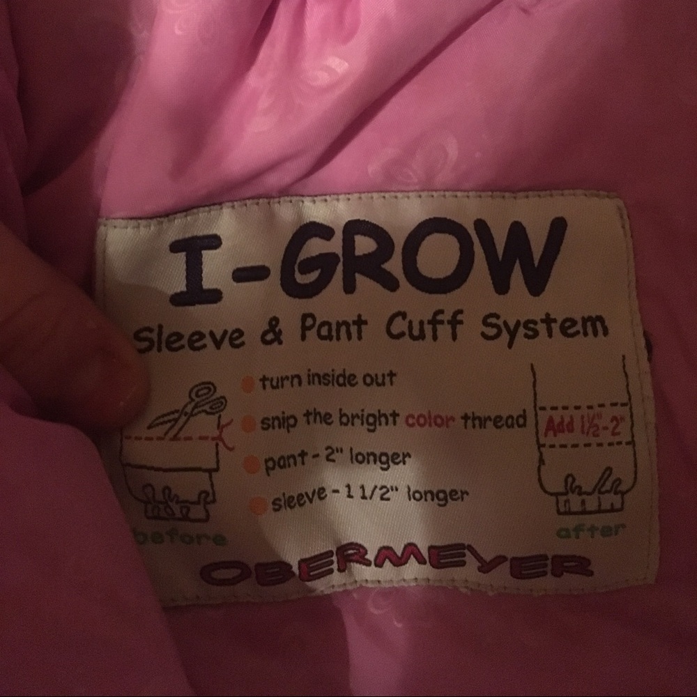 Child’s Pink Skii Suit - Picture 4 of 8