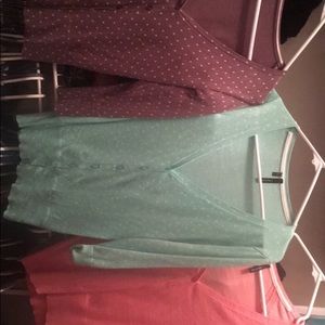 3 small button cardigans