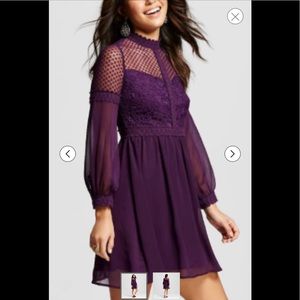 Purple Lacey Dress