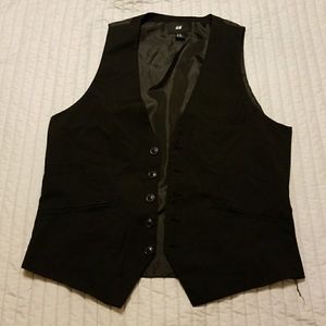Men's black vest