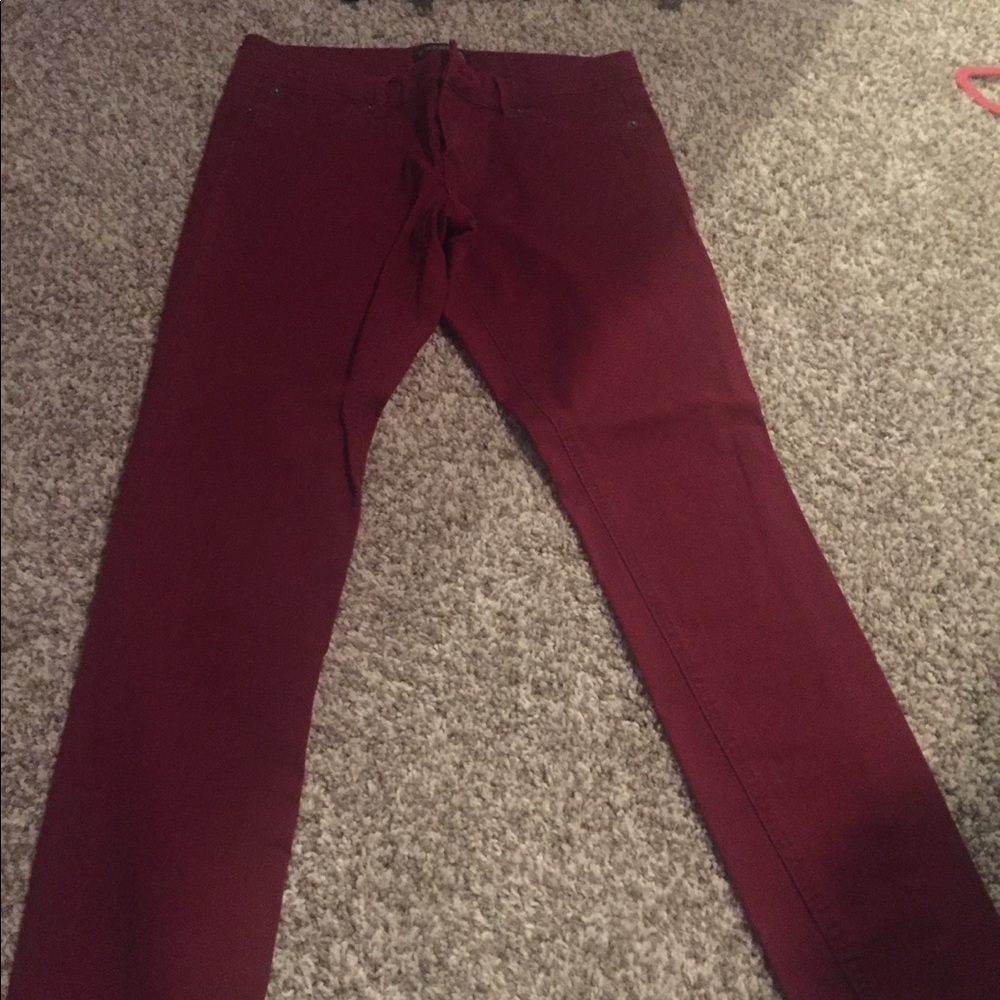 Express red pants
