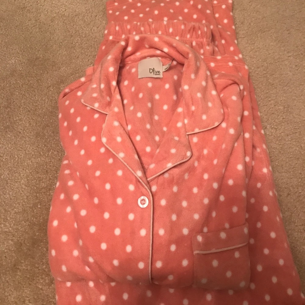 Plush pajama set