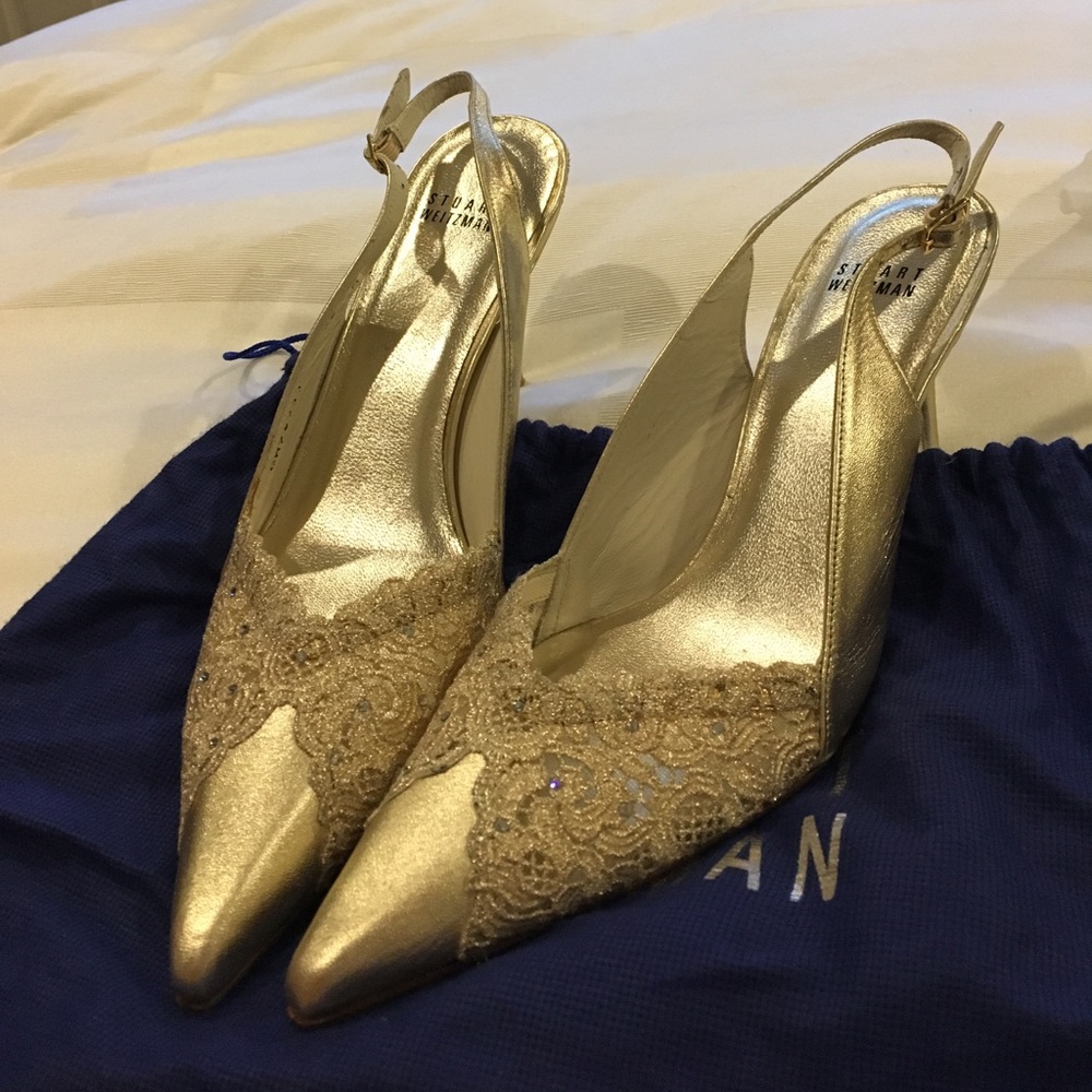 Authentic Stuart Weitzman Sling backs