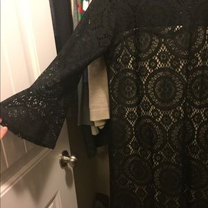 Black cocktail dress