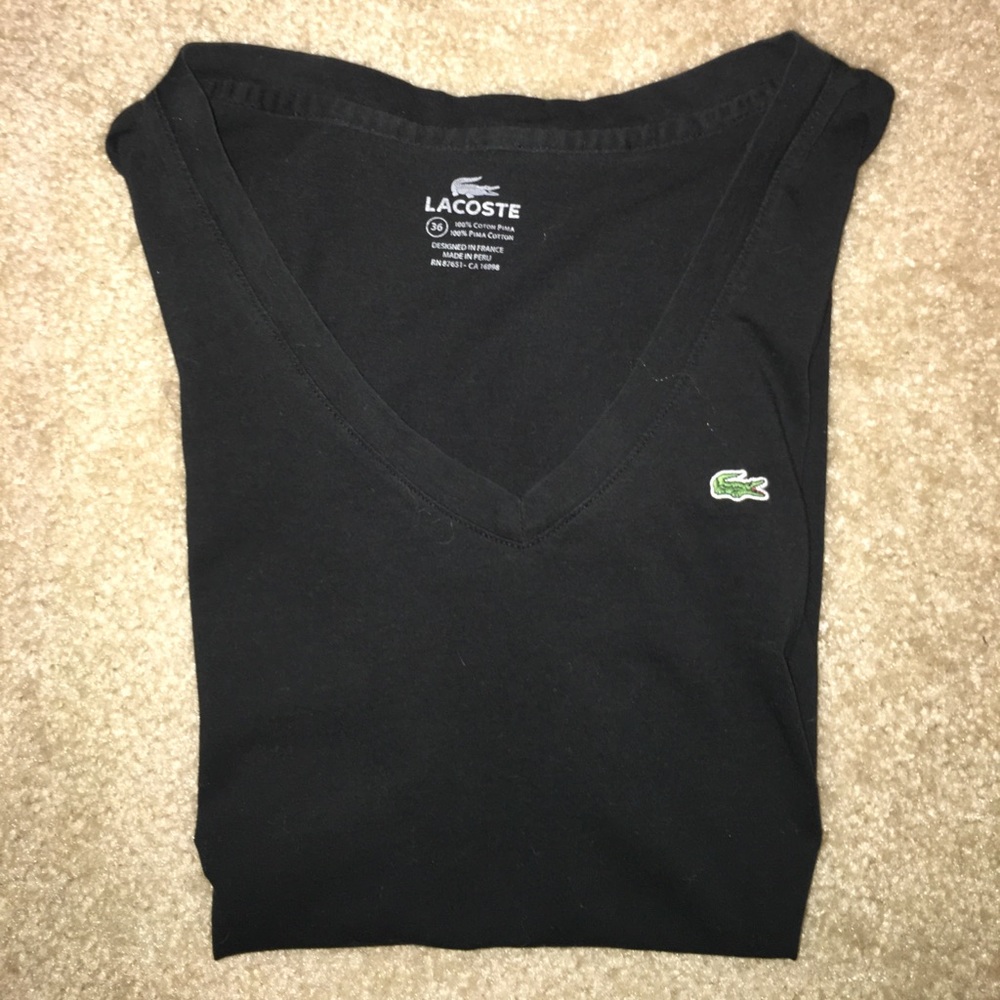 Lacoste Black Vneck