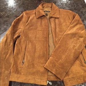 Men’s Structure genuine leather suede jacket