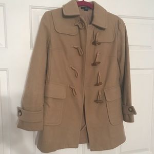 GAP Wool Camel Toggle Coat