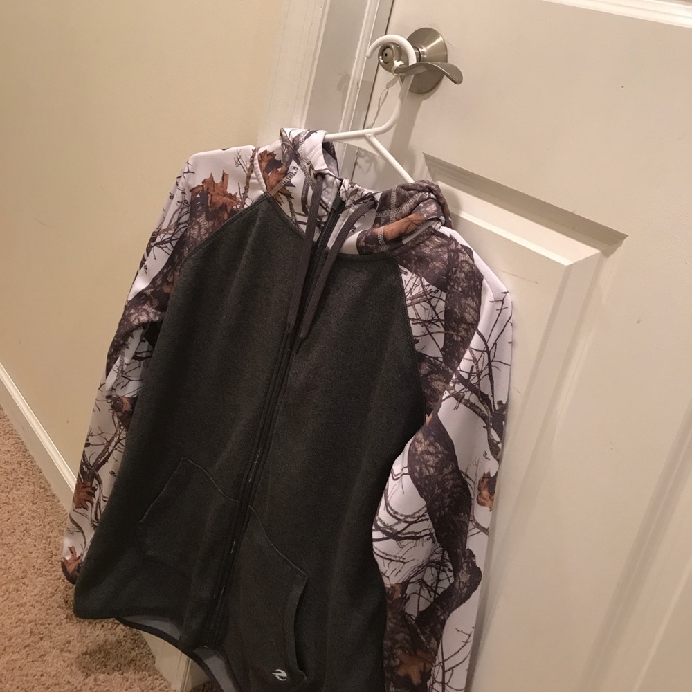 Energy Zone Snow Camo zip up hoodie