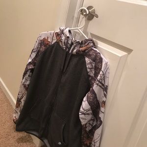 Energy Zone Snow Camo zip up hoodie