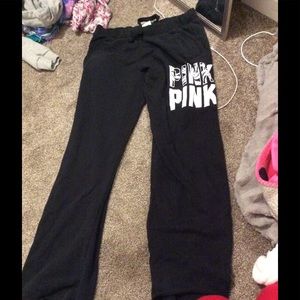 Pink boyfriend sweatpants