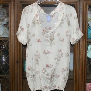 GAP Maternity Silk Blend Blouse