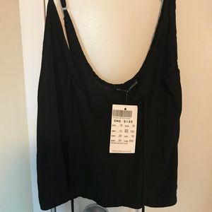brandy melville tank tie front