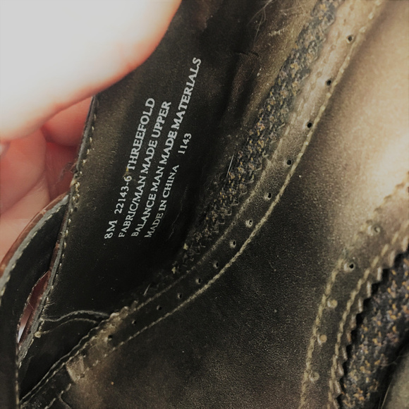 Hot Kiss Brown Tweed Mary Janes Heels, Size 8 - Picture 5 of 8