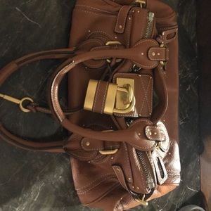 Chloé “paddington” lock leather bag