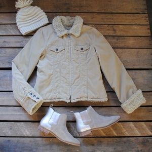 Abercrombie & Fitch Tan Corduroy Jacket sz L