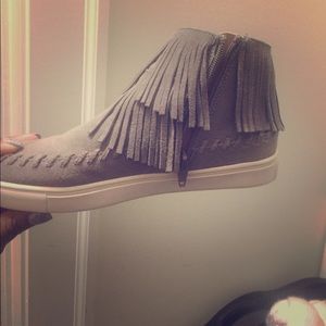 Mossimo Fringe Slip On Booties