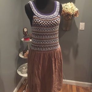 Anthropologie THML crochet top dress