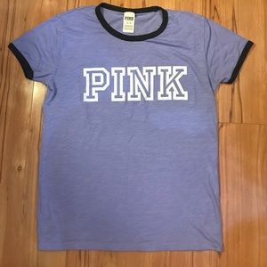 VS PINK ringer t-shirt