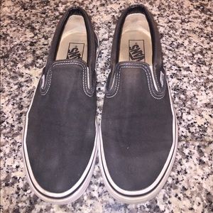 black slip on vans