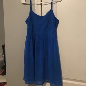Blue dress (price negotiable) worn once