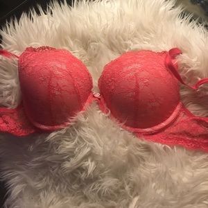 Victoria's Secret pink lace bra