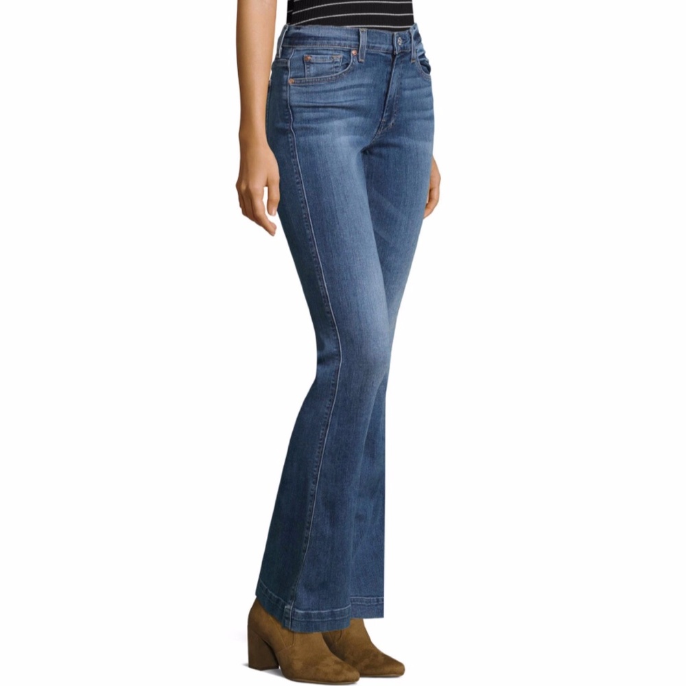 7 For All Mankind Slim Trouser Jean - Sz 32 - Picture 3 of 6