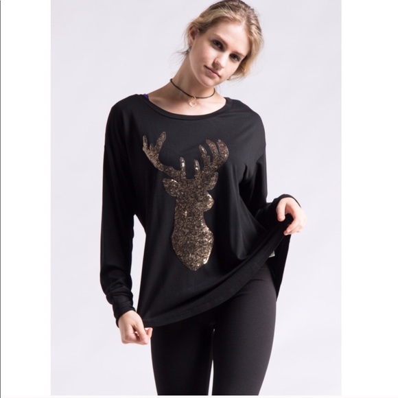 ❤️Last one Gold sequin/black top❤️ONLY 1 left❤️ - Picture 2 of 3