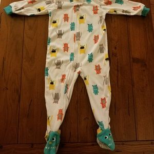 Carter's boys footie pajamas 2T