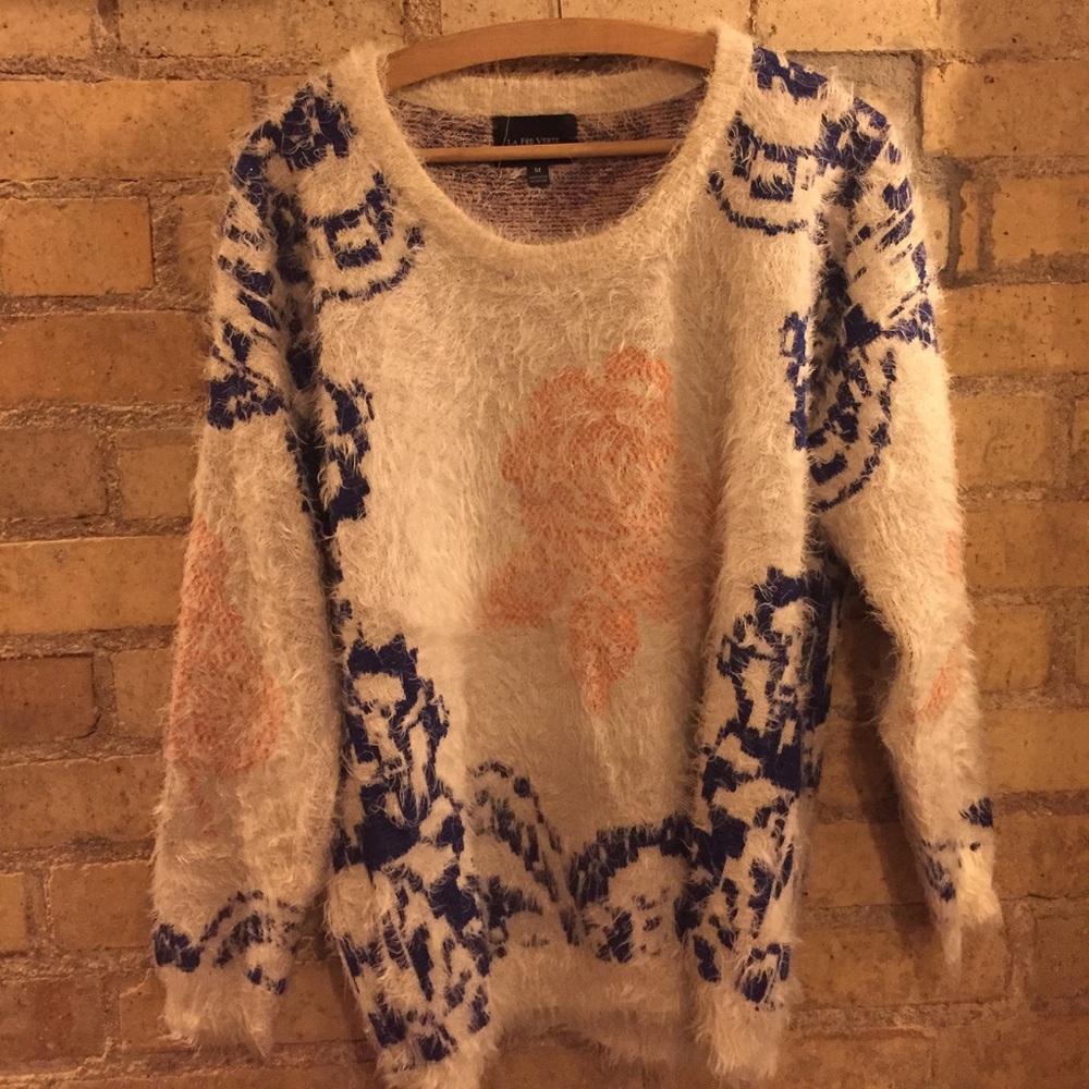 Anthropologie Eyelash Sweater