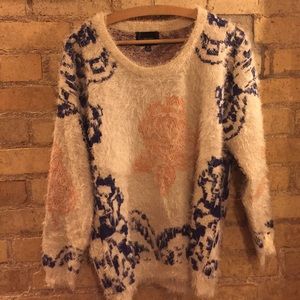 Anthropologie Eyelash Sweater