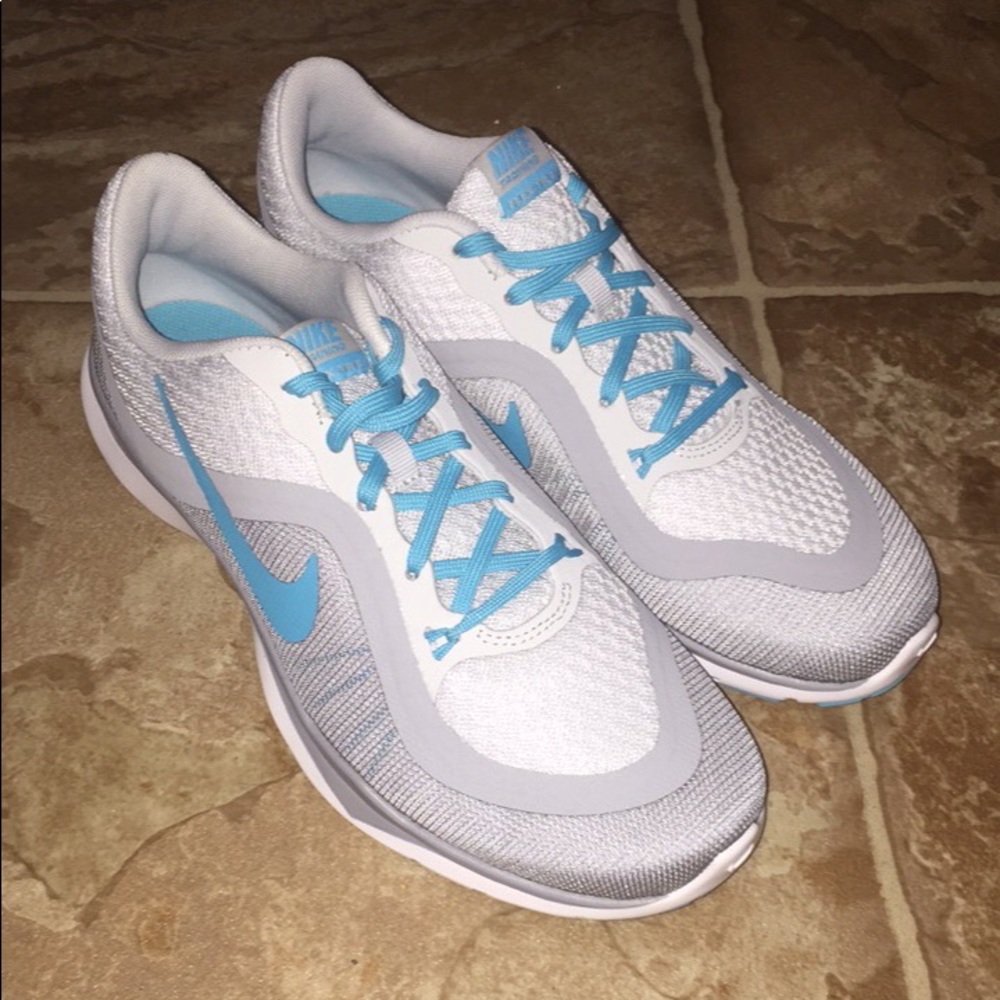 Women’s Nike PlatinumBlue/WolfGrey Running Shoes