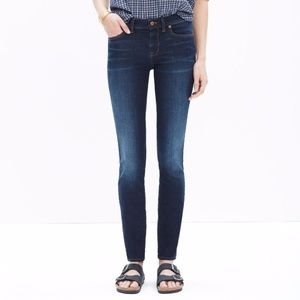 Madewell 8" Skinny Jeans in Lakeshore Wash