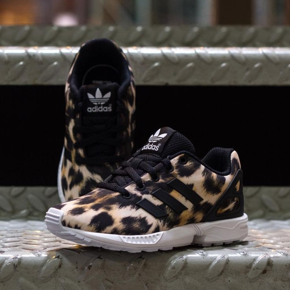 Adidas Z-Flux Cheetah Print Kids Shoes