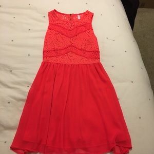 Chiffon & Cotton Salmon Sundress | S