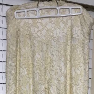 Long lace dress pants