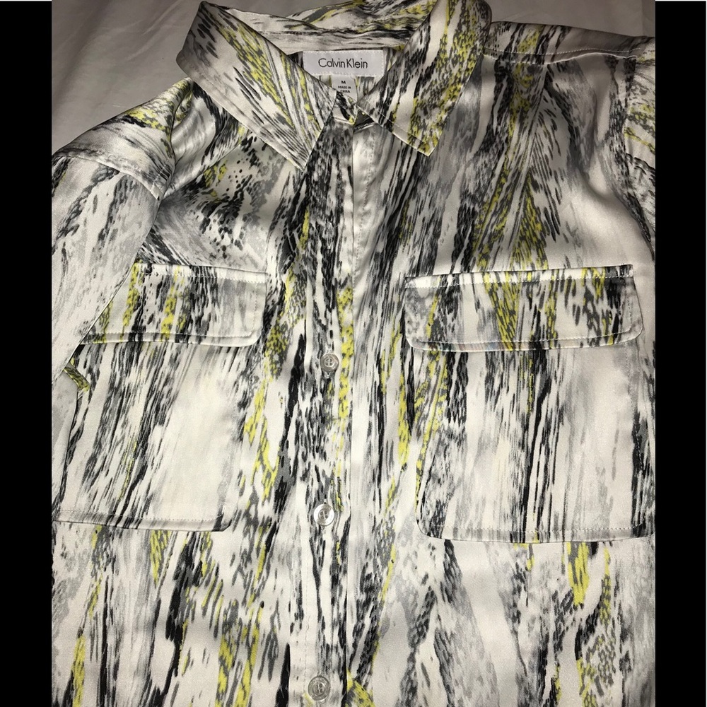 Calvin Klein multi colored blouse - Picture 4 of 5