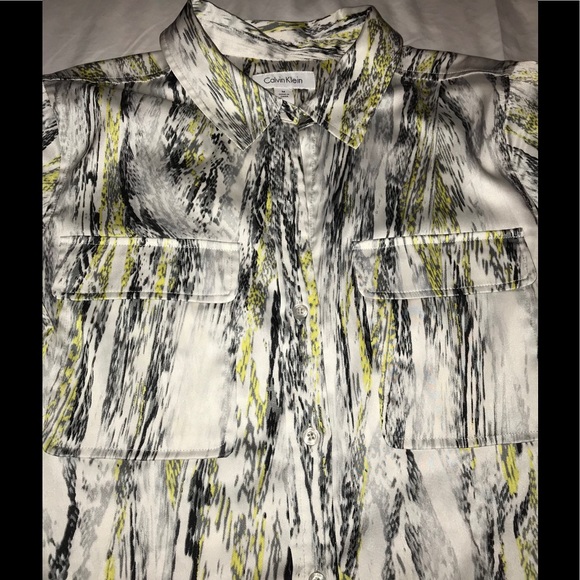 Calvin Klein multi colored blouse - Picture 2 of 5