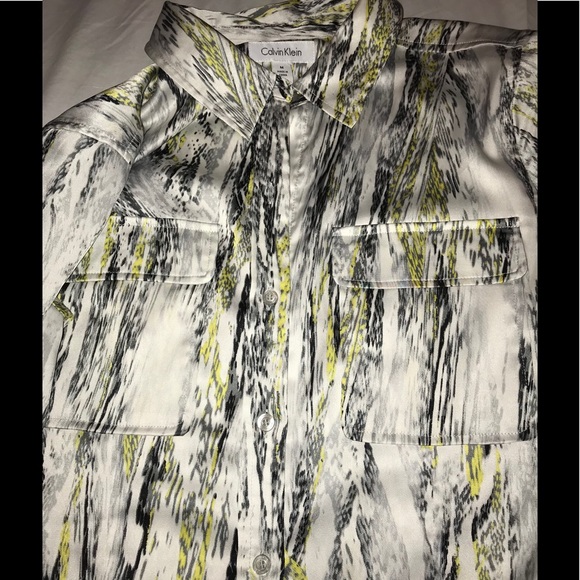 Calvin Klein multi colored blouse - Picture 4 of 5