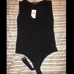 Fashion Nova Sleeveless Tshirt Bodysuit Medium
