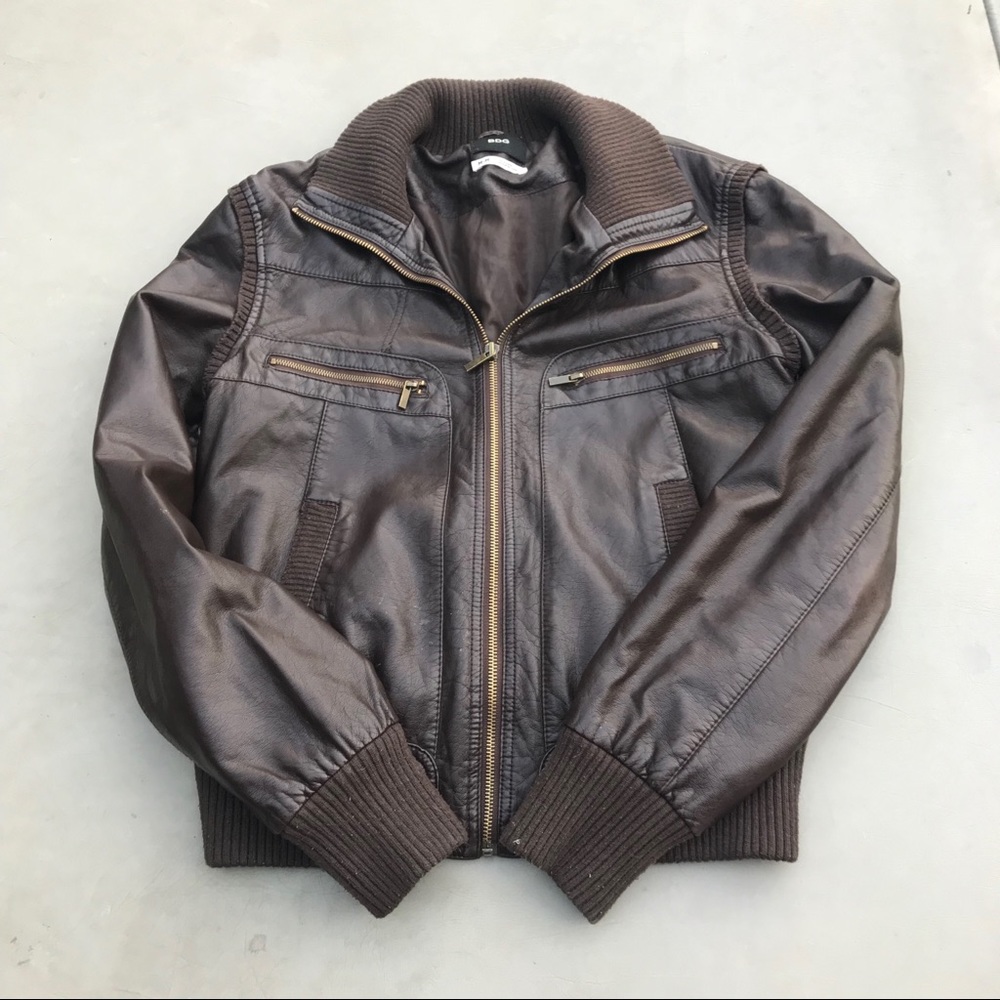 Urban Outfitters BDG Brown Leather Jacket