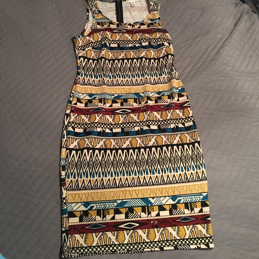 Women’s Plus Size Aztec Maxi Dress