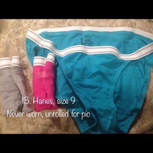 Hanes bikini panty, 3 qty