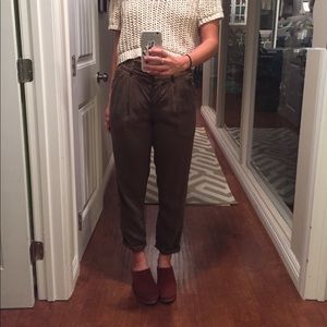 Aritzia high waisted trousers