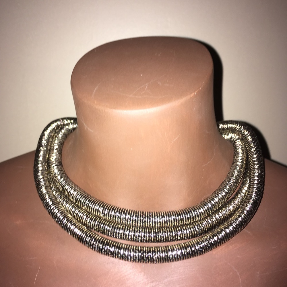 ⭐️New!⭐️ Black & Gold 3-Rope Choker!