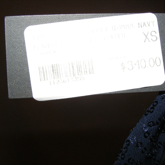 TIBI NAVY BLUE SEQUIN DRESS - Picture 7 of 7