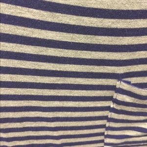 LuLaRoe Carly (XS) - blue/grey stripe!